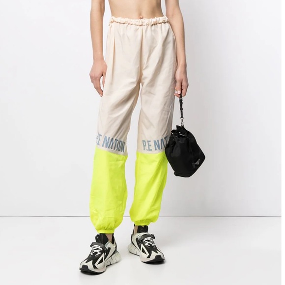 P.E Nation First Position Sweat Pants XS ballet trash bag pants - Picture 1 of 5